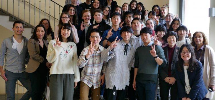 Besuch von Sakura High School aus Japan